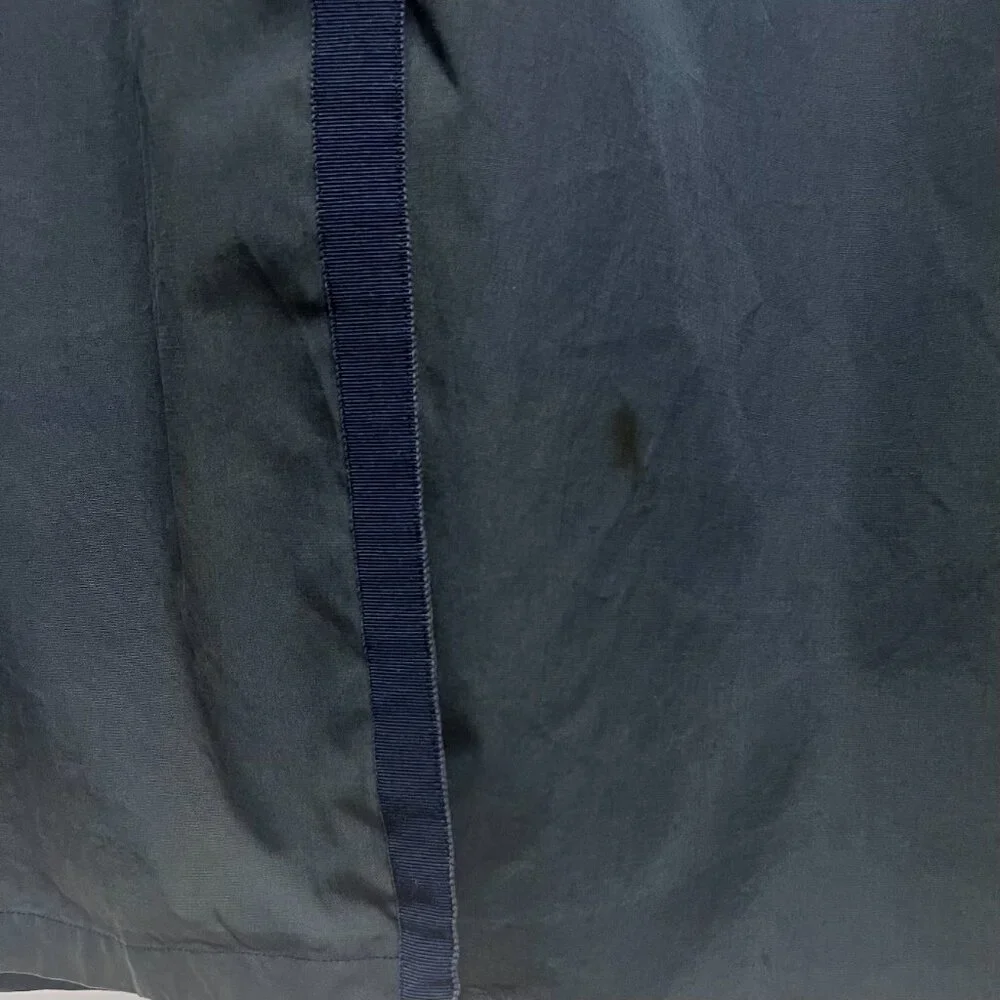 CHANEL Boutique Vintage‎ Gray/Navy Trench Coat Size 42